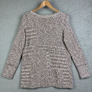 J‎ Jill Pure Jill Sweater Size Small Women's Chunky Knit Pullover Cotton Blend